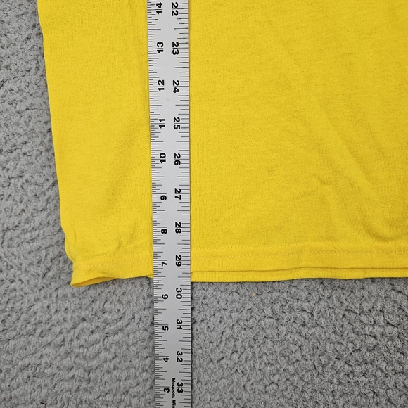 Trader Joe’s Shirt Mens XL Yellow Hibiscus Short Sleeve T-Shirt Employee NWOT - Picture 6 of 6
